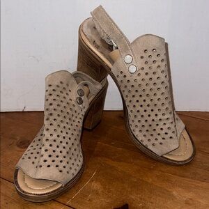 Barbara Barbieri Stacked Heels Mules